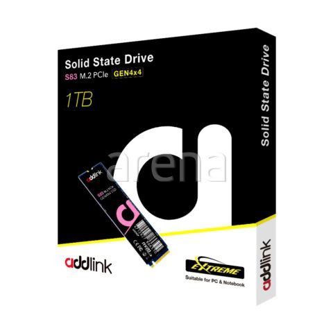 1TB Addlink AD1TBS83M2P M2 2280 PCIe Gen4x4 NVMe 3400/2400 MB/s SSD Dis - görsel 2