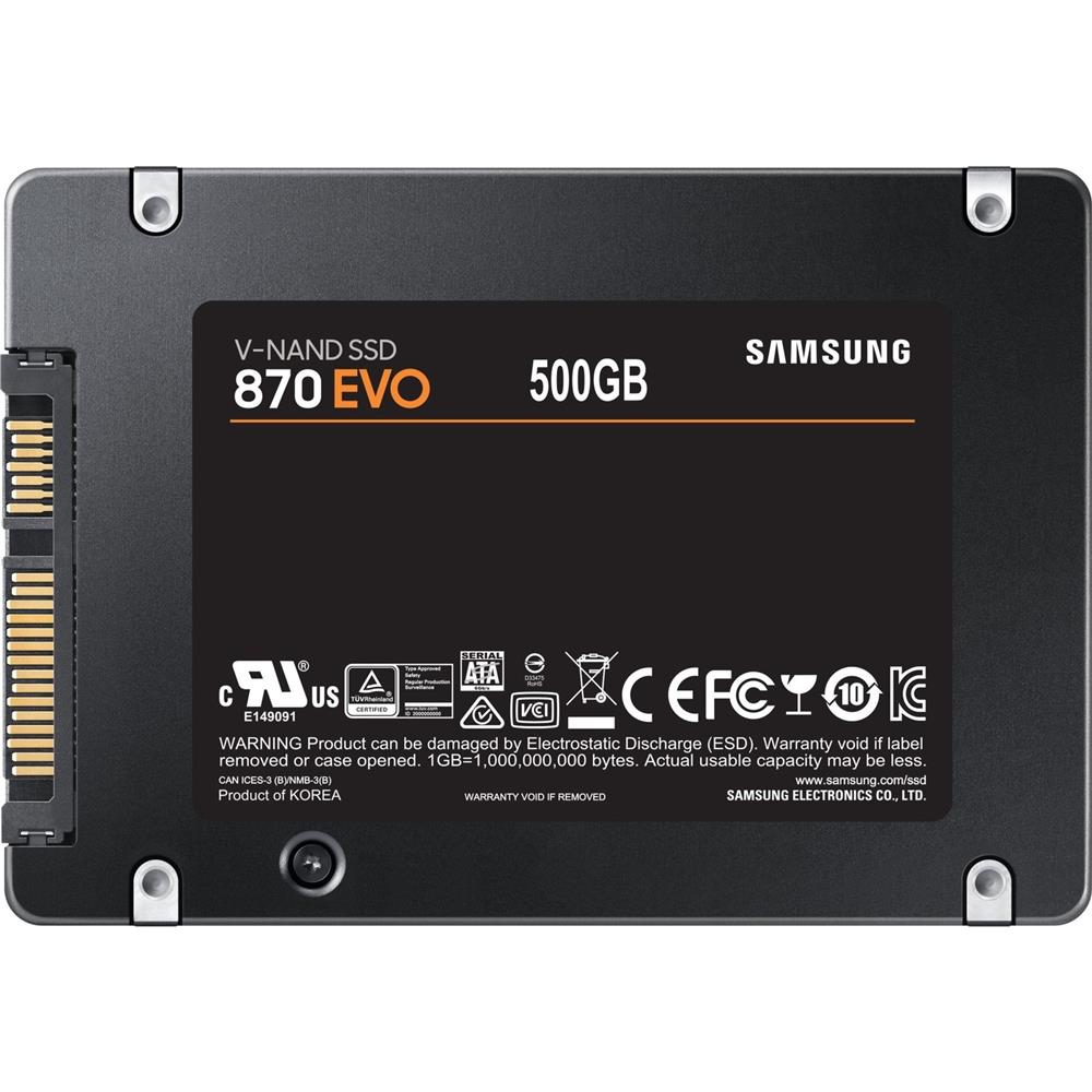 Samsung 500GB 870 Evo 560MB-530MB/s Sata 2.5" (MZ-77E500BW) SSD Sabit Disk
