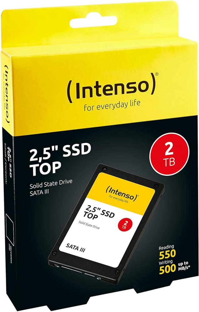 Intenso 2Tb 3812470 Top 550MB/-500MB/s 2.5" Sata 3 Ssd