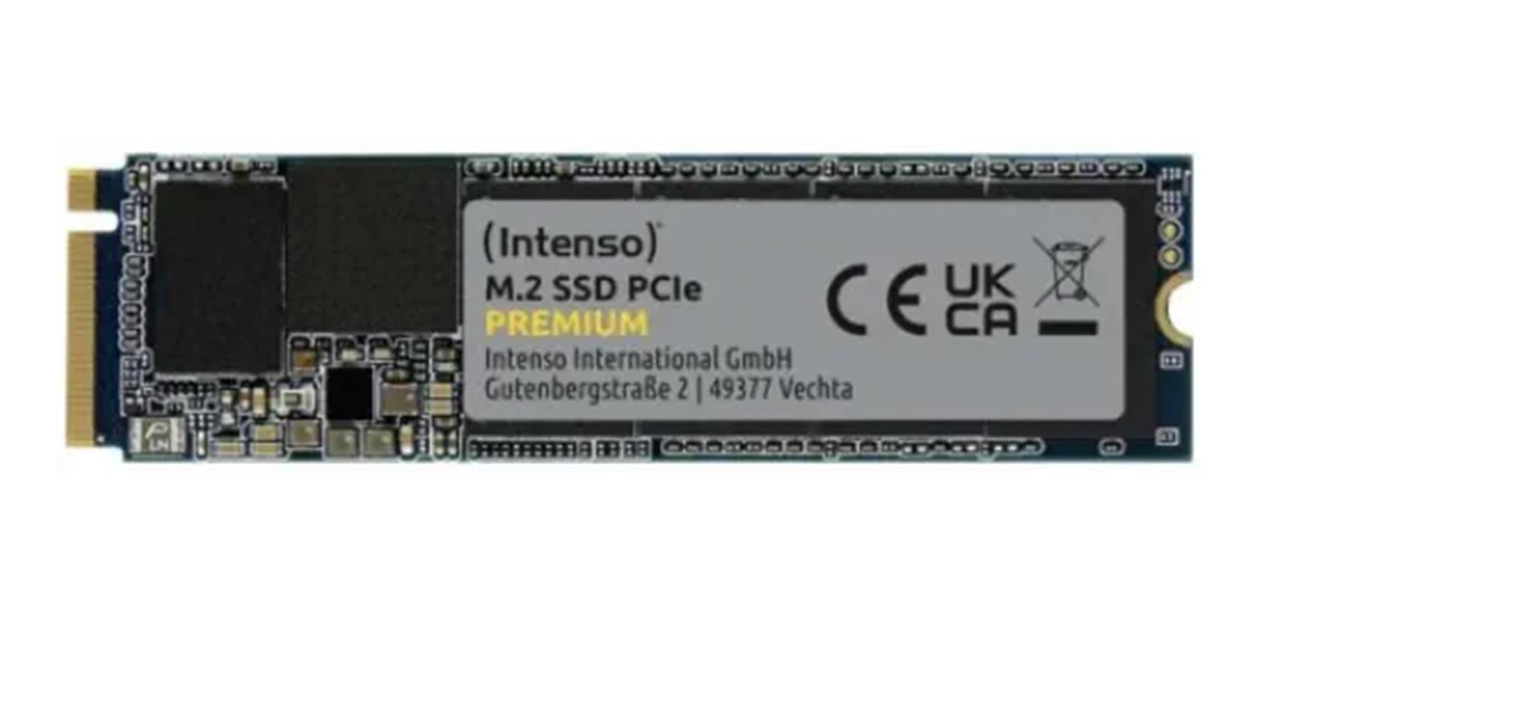 Intenso 500GB Premium Gen.3x4 NVMe 1.3 SSD 2100MB-1700MB/s Ssd Harddisk