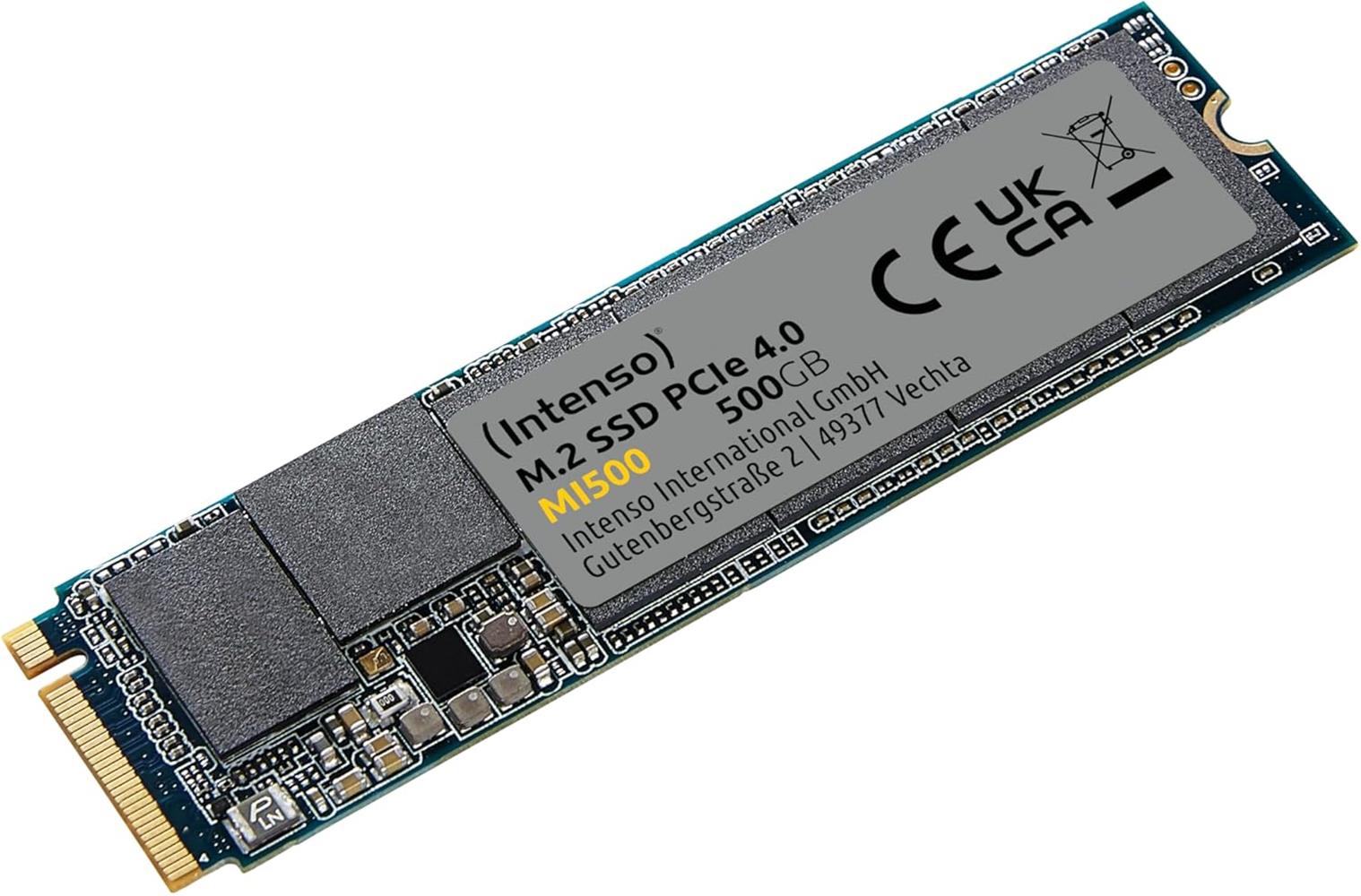 Intenso 500GB MI500 Gen.4x4 NVMe 1.4 SSD 5300MB-4000MB/s Ssd Harddisk - görsel 2