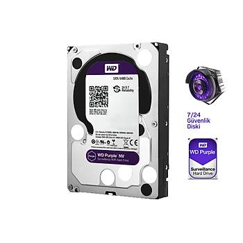 6TB WD Purple 7/24 Güvenlik Harddiski - küçük görsel 1