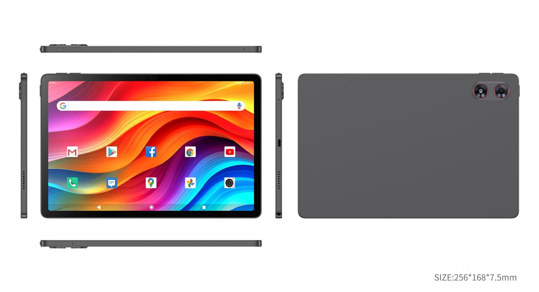 Technopc Quantum Elise T90A Tablet 10.95" IPS FHD 8 Core 2GHz 8/256GB 5/13MP Deri Kılıf Aktif Kalem - görsel 2