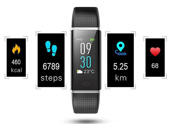 Everest Ever Fit W32 Android/IOS Smart Watch Gümüş Akıllı Bileklik & Saat - görsel 2