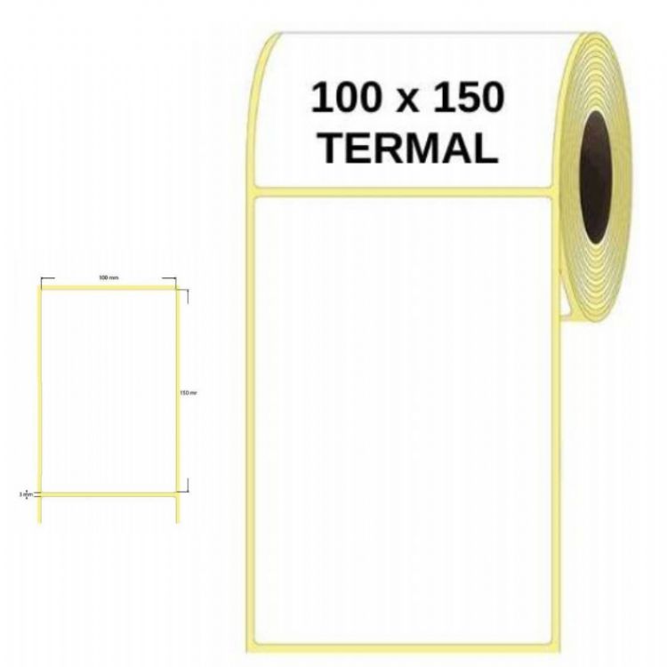 Etiket Termal 100 x 150 250 Lİ Sarım - görsel 2