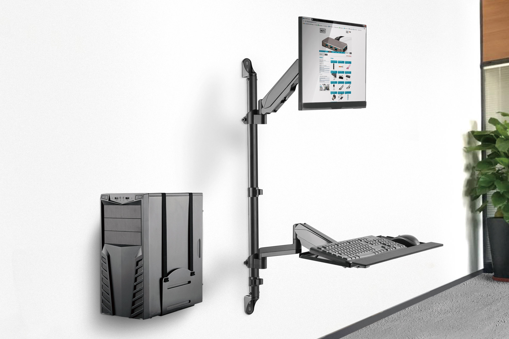 Digitus DA-90372 Maksimum Ekran Boyutu: 43 cm -81 cm - görsel 9