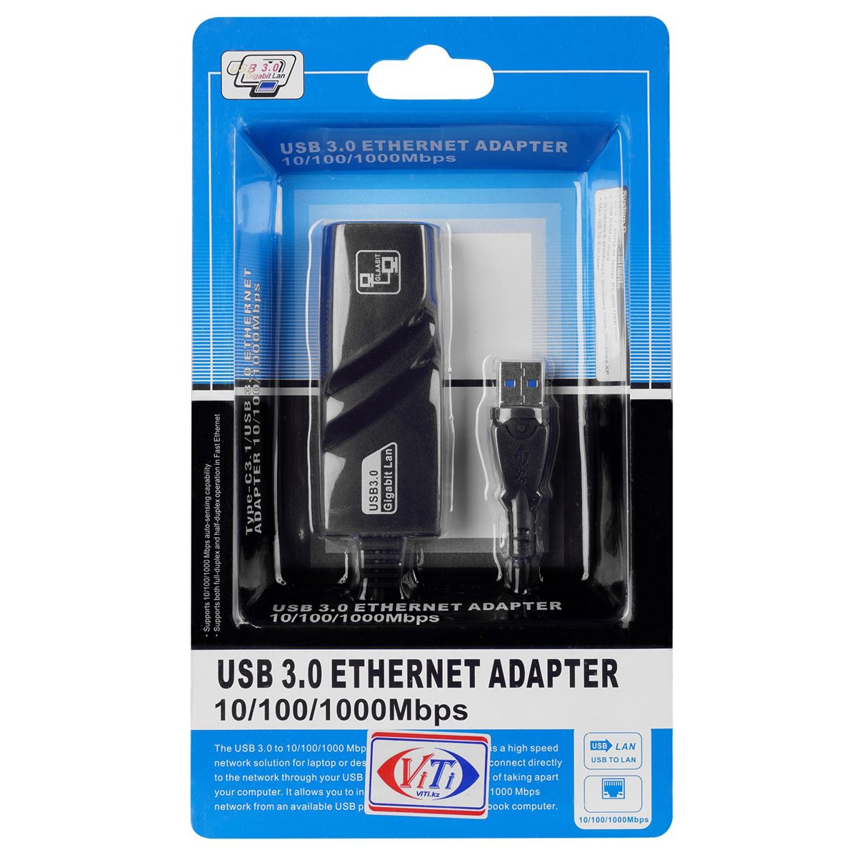 Hytech HY-U79 Usb 3.0 To RJ45 10/100/1000Mbps Gigabit Ethernet Çevirici - görsel 3