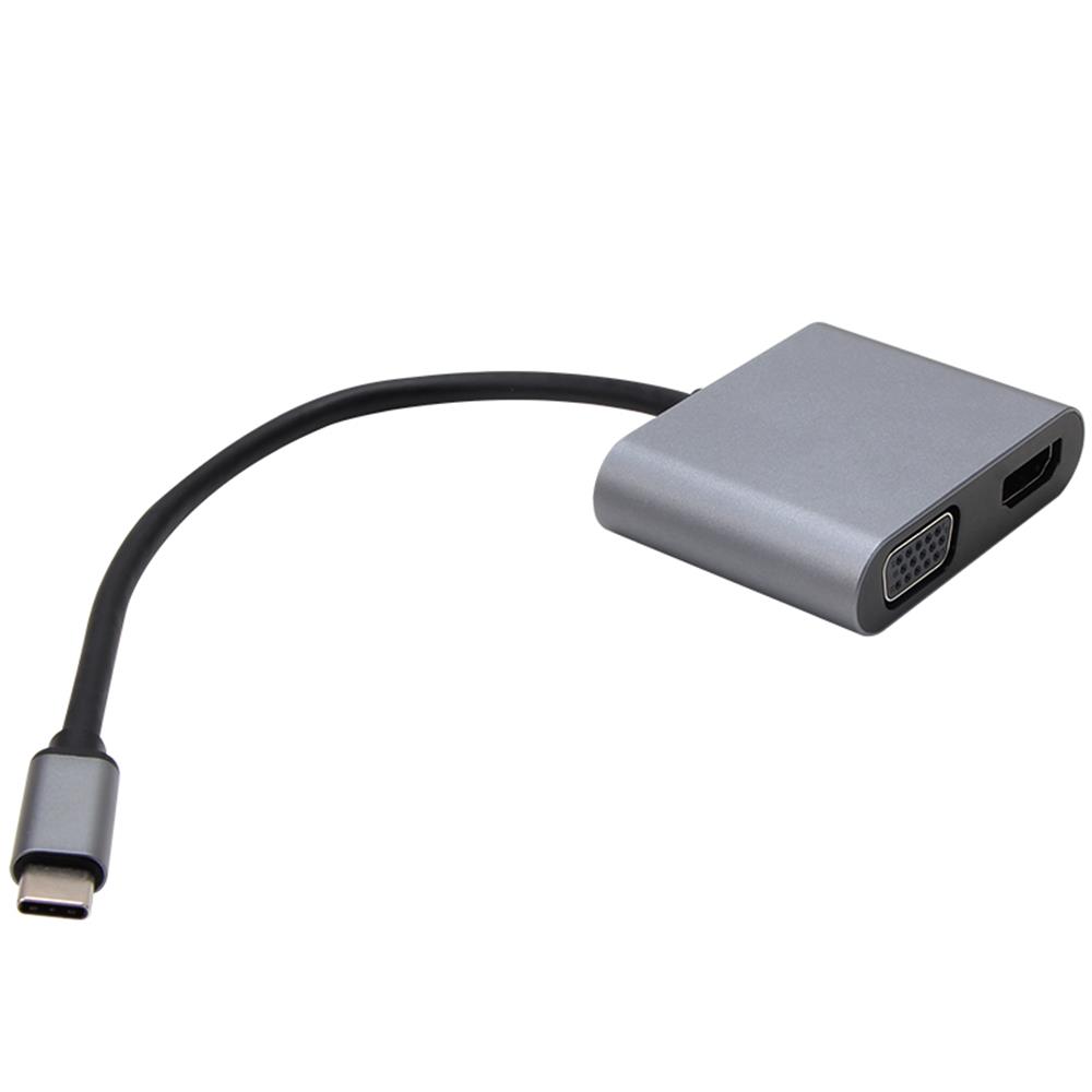 Vcom CU4512 Type-C To Hdmi+Vga+Usb2.0+ Type-C Çevirici - görsel 2