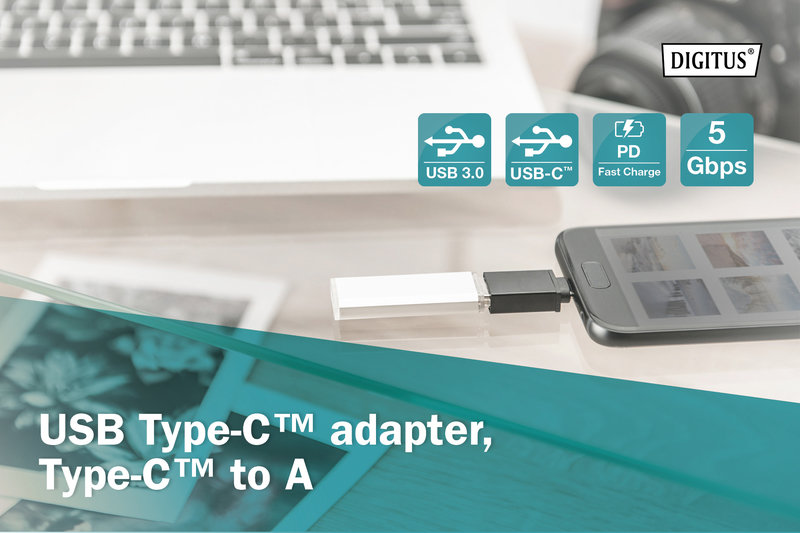 Digitus AK-300506-000-S USB Tip C Adaptörü - görsel 6