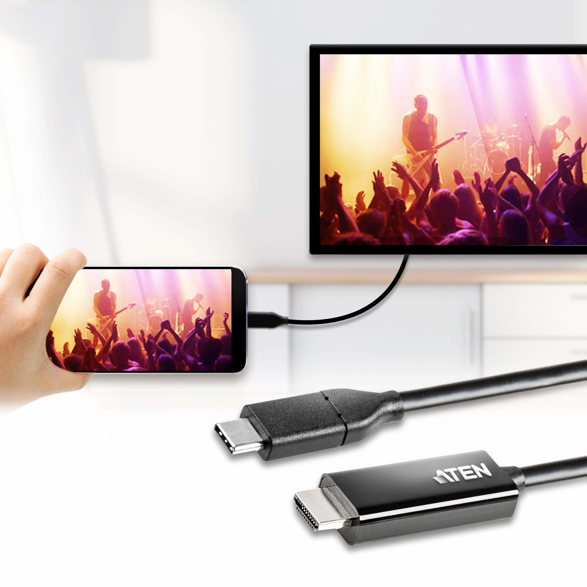 Aten UC3238 2.7M USB-C to 4K HDMI Converter - görsel 4