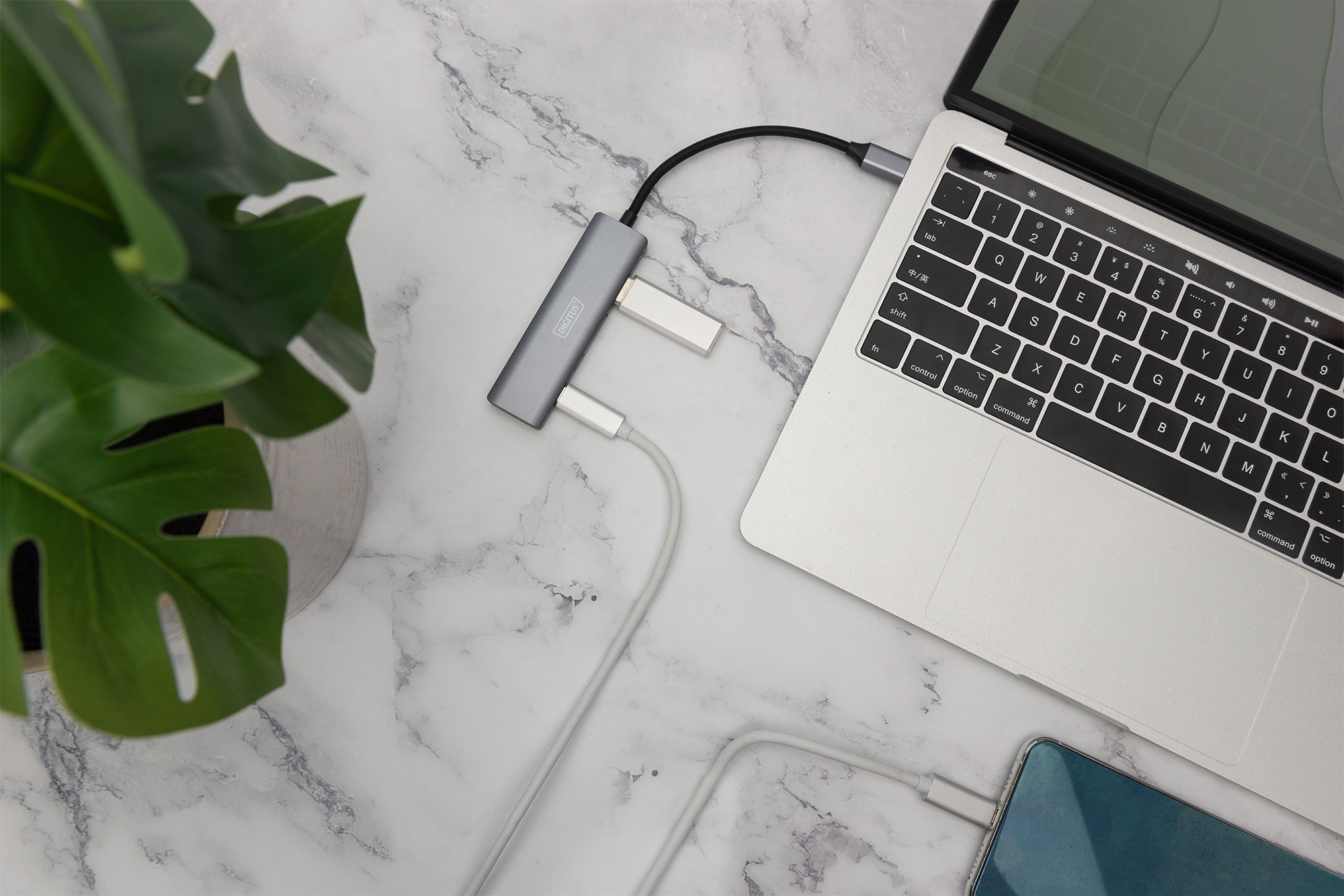 Digitus DA-70245 USB-C 4-Port Hub - görsel 5
