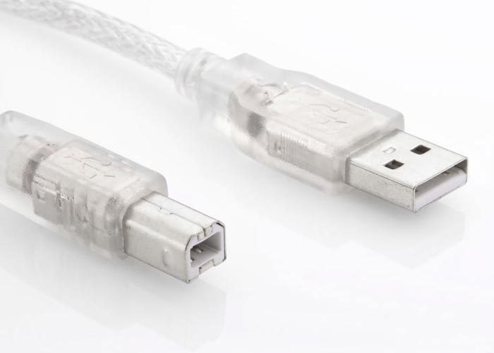 S-link SL-U2005 Usb2.0 5m Şeffaf Usb Yazıcı Kablo