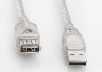 S-link SL-AF2003 Usb2.0 3m Şeffaf Uzatma Kablo - görsel 3