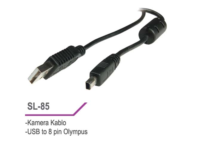 S-link SL-85 8P Usb 1,8M 8 Pin Kamera Kablo