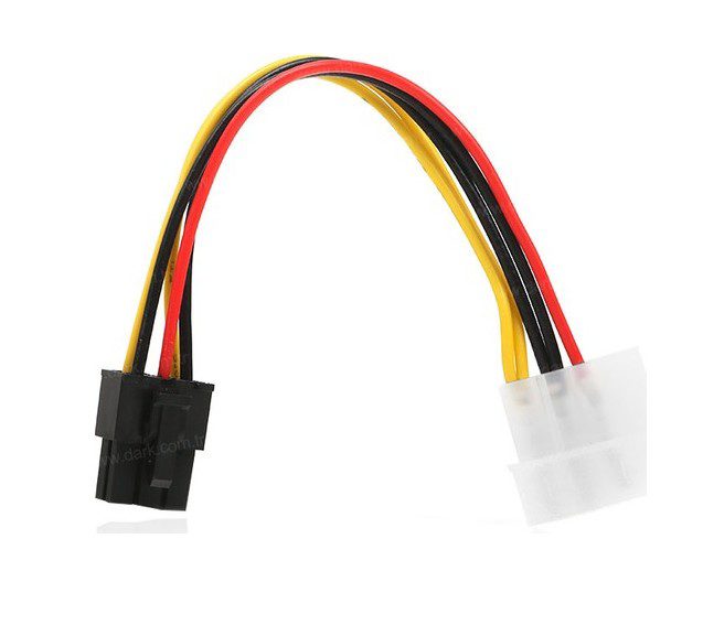 DARK DK-CB-P103 4Pin-6Pin PCI-EX Dönüştürücü Sata Power Kablosu - görsel 2