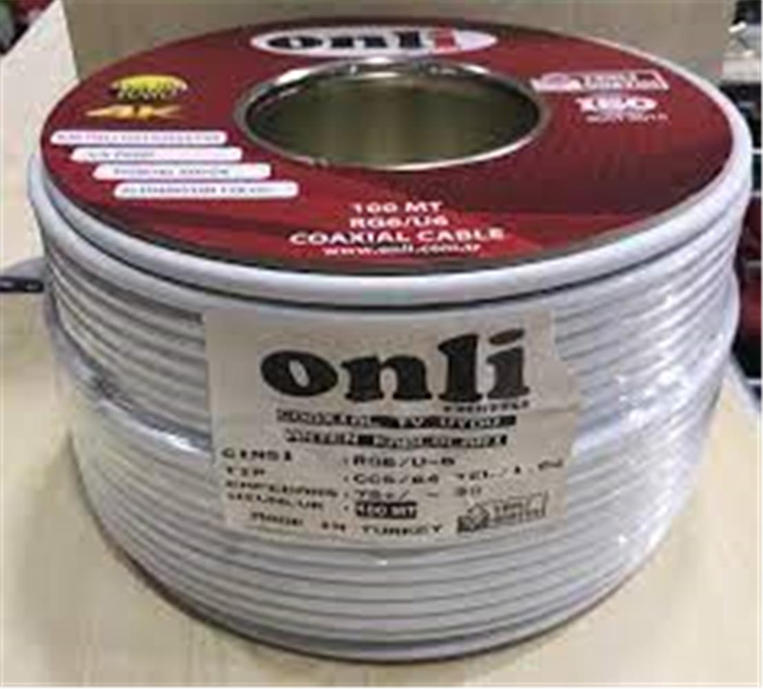 Onli ON-8001 RG6/U6 80 Tel 1,02 CCS/AL 100 metre Anten Uydu Kablosu - görsel 2