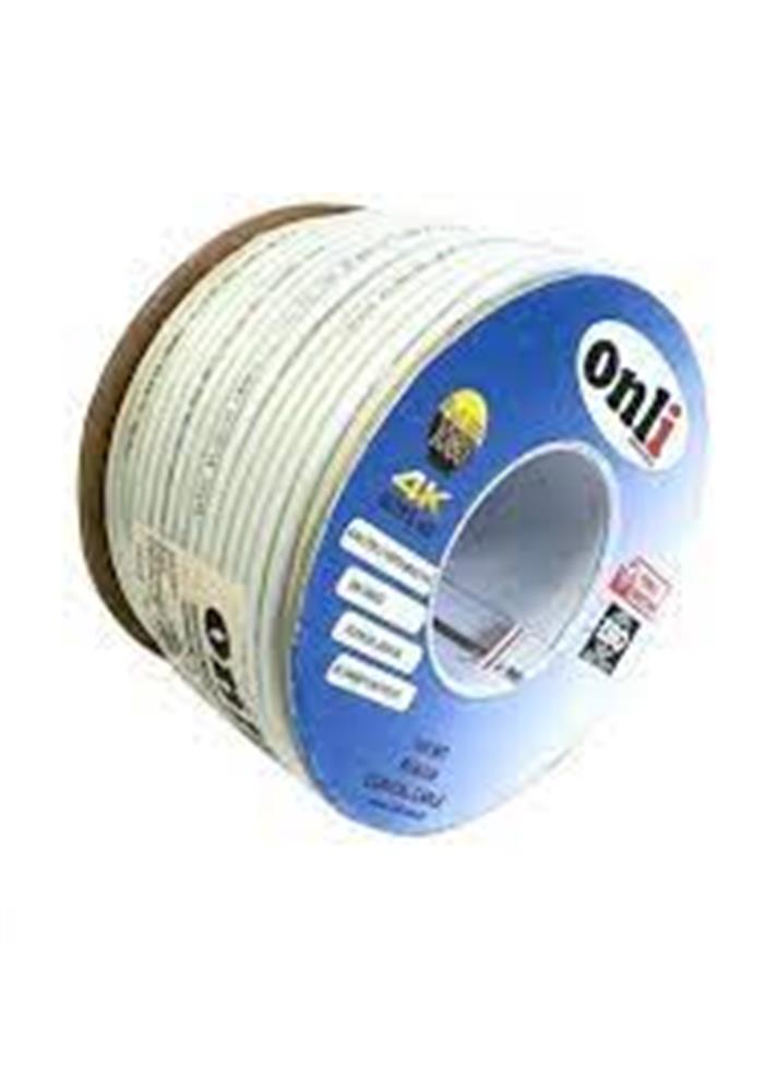 Onli ON-8001 RG6/U6 80 Tel 1,02 CCS/AL 100 metre Anten Uydu Kablosu