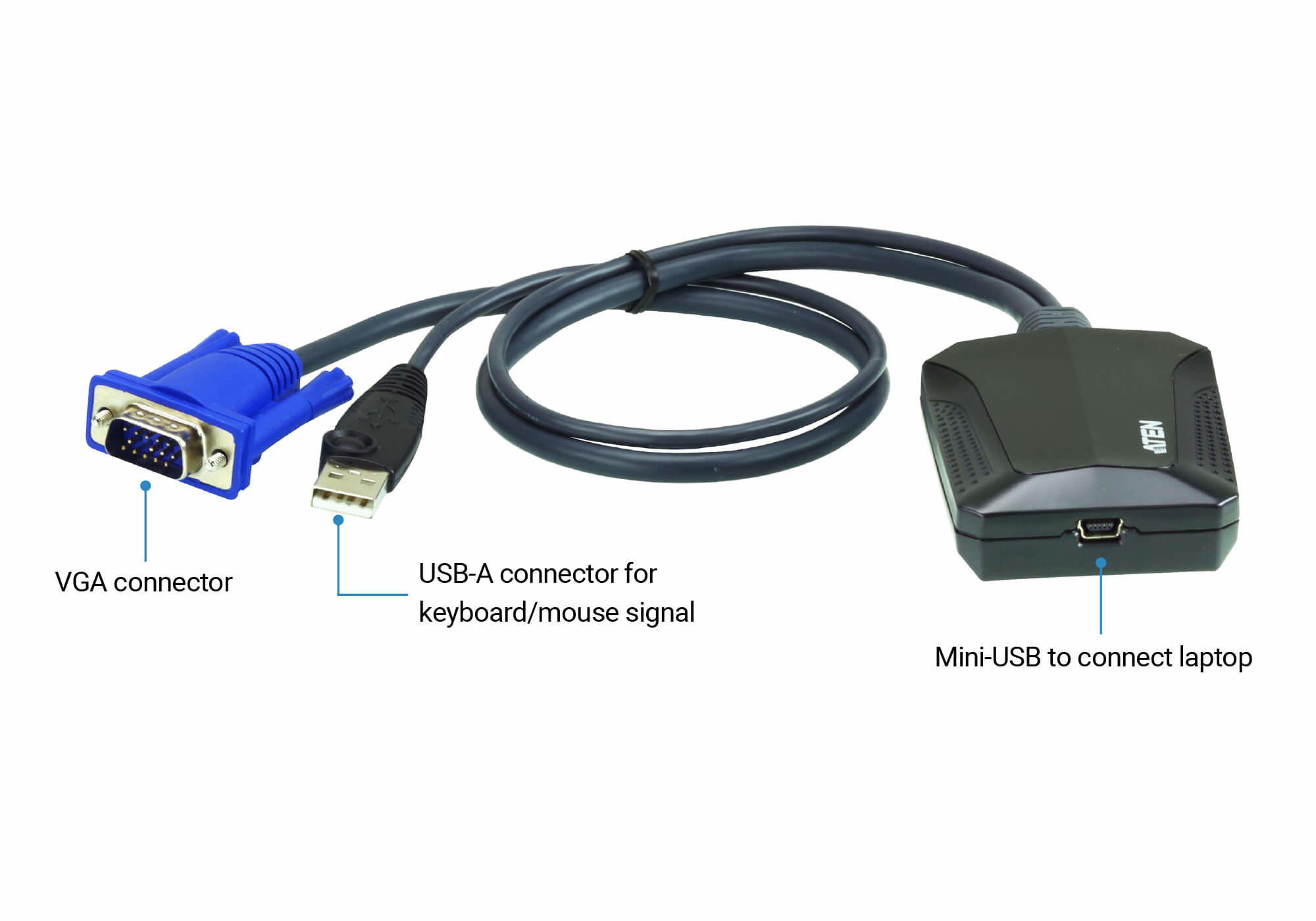 Aten CV211CP Laptop USB Konsol Adaptörü Kit'i - görsel 7