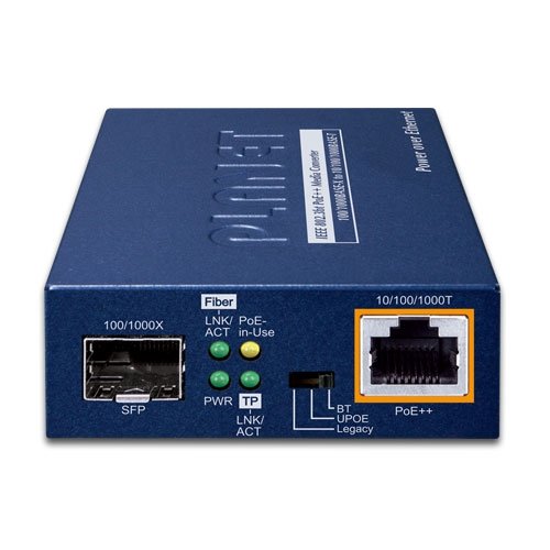 Planet PL-GUP-805A-95W 100/1000BASE-X SFP to 10/100/1000BASE-T 802.3bt PoE++ Media Converter - görsel 3