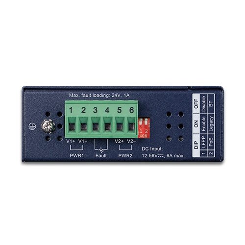 Planet PL-IGUP-805AT 1-Port 10/100/1000T 802.3bt PoE++ Media Converter - görsel 3