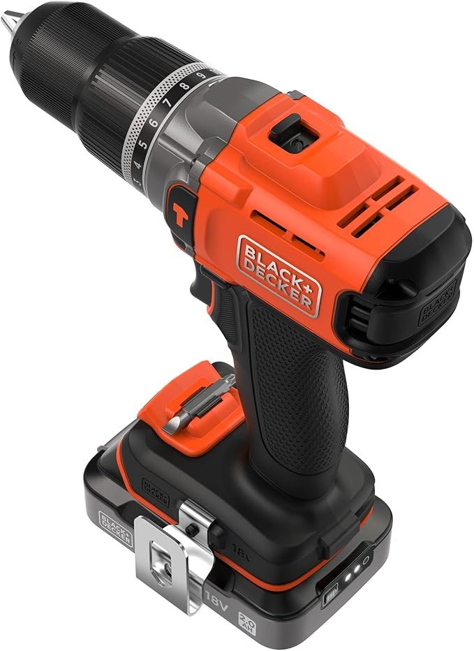 Black+Decker BCD383D1XK-QW 18V POWERCONNECT Kablosuz Darbeli Matkap - görsel 3