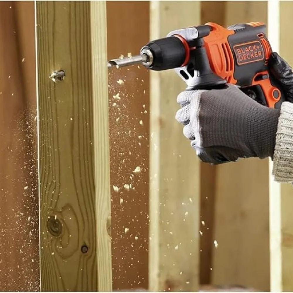 Black+Decker BEH710 710W 13 mm Darbeli Matkap (Çok Renkli) - görsel 2