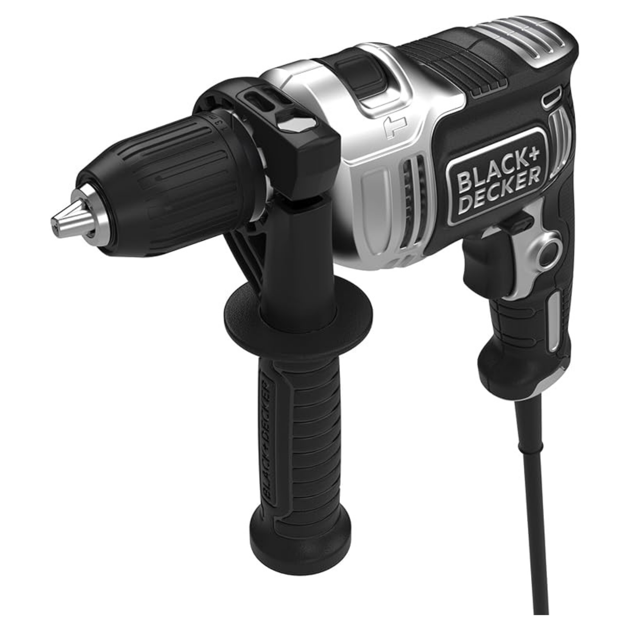 Black+Decker BEH71A40SK-QS Silver 710 W Darbeli Matkap - görsel 4