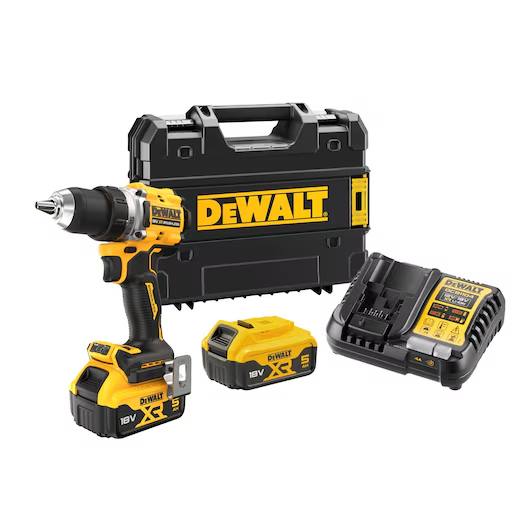Dewalt DCD800P2T-QW 18V 5.0Ah Li-Ion Çift Bataryalı Kömürsüz Darbesiz Matkap - görsel 5