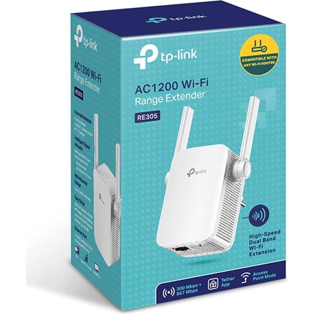 Tp-Link RE305 867 Mbps Wifi Range Extender/Menzil Genişletici AC1200