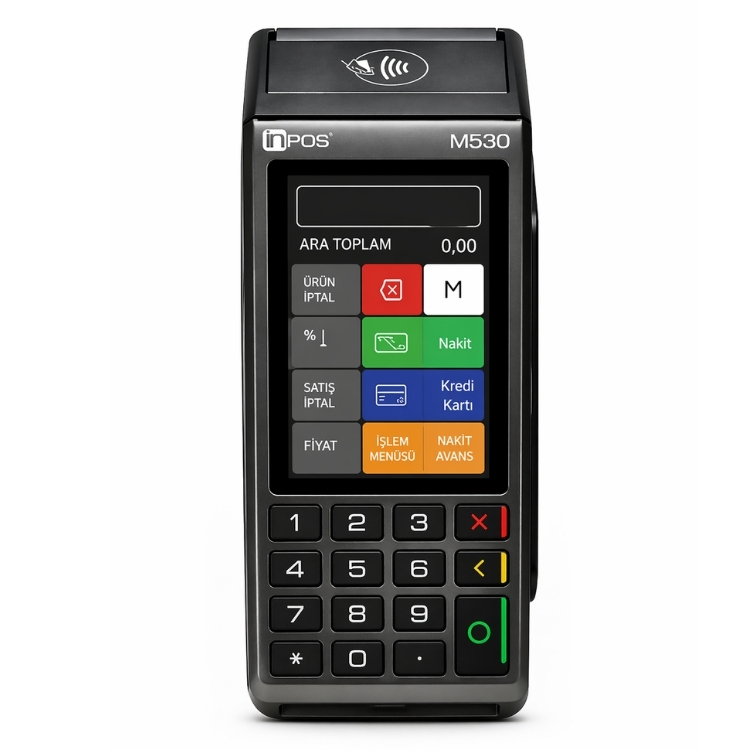inPOS M530 4G YazarKasa Pos + 20 Adet rulo Hediye - görsel 3
