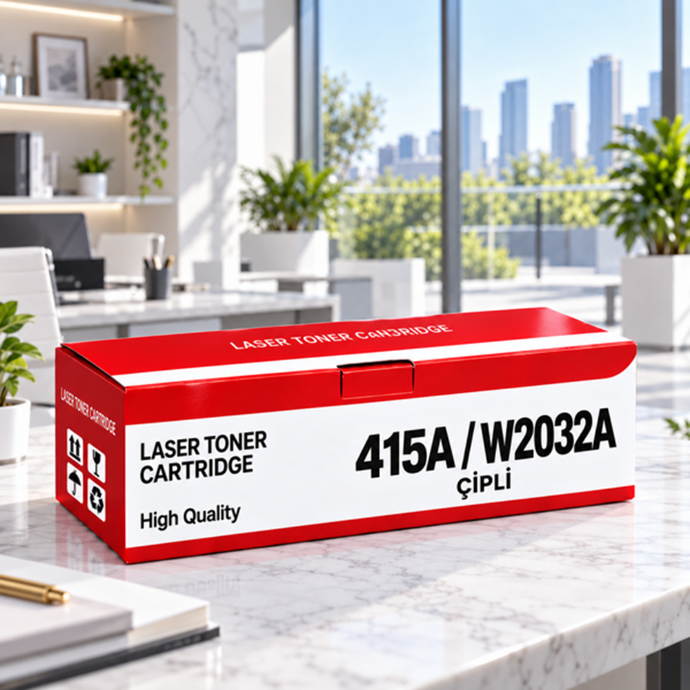 HP 415A W2032A Çipli Sarı Muadil Toner 2.1K