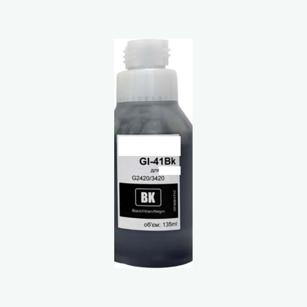 Noname Canon GI-41Bk Siyah Muadil Mürekkep 135 ml
