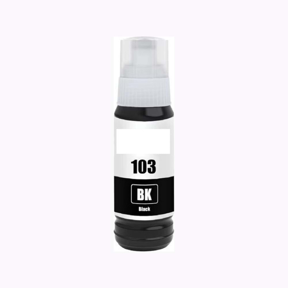Noname Epson T101BK/T103BK/T106BK/T112BK Siyah Muadil Mürekkep 70 ml