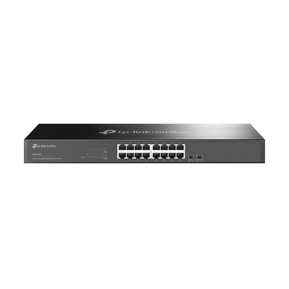 Omada Tp-Link DS1016G 16 Port 10/100/1000 Mbps Switch Çelik Kasa Rack Mount