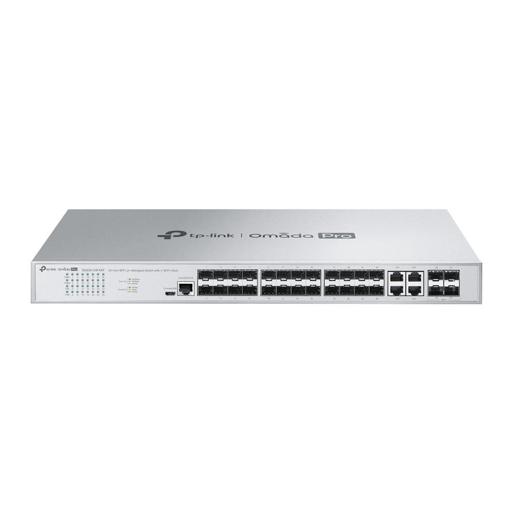 Omada Pro S5500-24F4XF 24 Port 10/100/1000 Mbps Yönetilebilir Switch 4 Port SFP