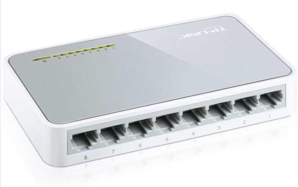 Tp-link TL-SF1008D 8 Port 10/100Mbps Switch - görsel 2