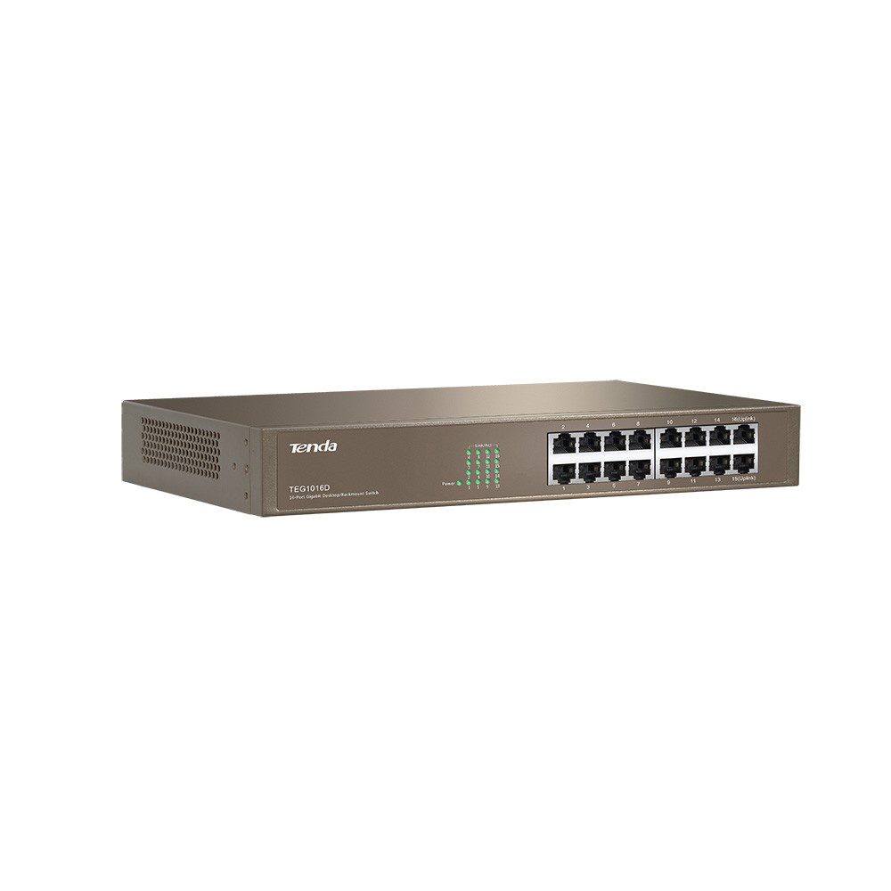 Tenda TEG1016D 16 Port 10/100/1000 Rack-M Switch - görsel 2