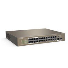 Tenda TEF1126P-24-250W 24 10/100Mbps +1 Gigabit/SFP 250W PoE Switch - görsel 3