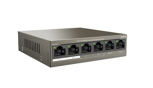 Tenda TEF1106P-4-63W 6 Port 10/100M 4-Port PoE Switch - görsel 2