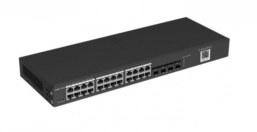 Ruijie Reyee RG-NBS3100-24GT4SFP-P 24 Port 10/100/1000 +4SFP POE 370W Yön Switch - görsel 2