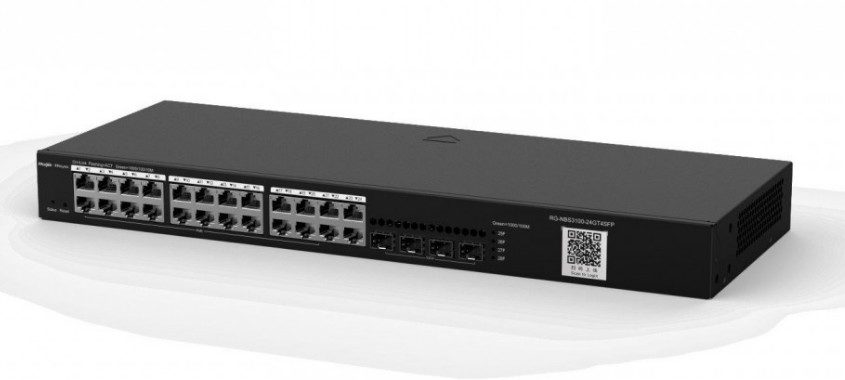 Ruijie Reyee RG-NBS3100-24GT4SFP-P 24 Port 10/100/1000 +4SFP POE 370W Yön Switch - görsel 3