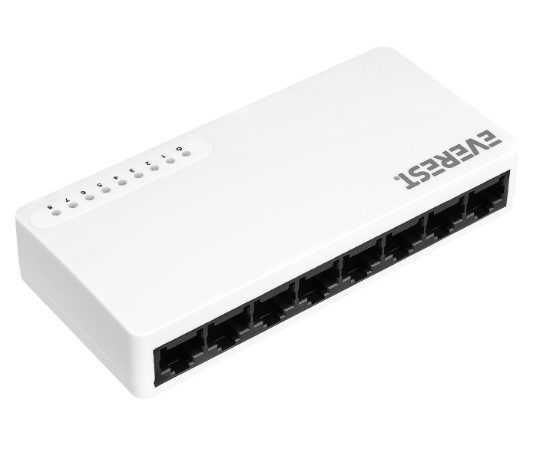 Everest ESF208 8 Port 10/100Mbps RTL8305 Switch - görsel 2