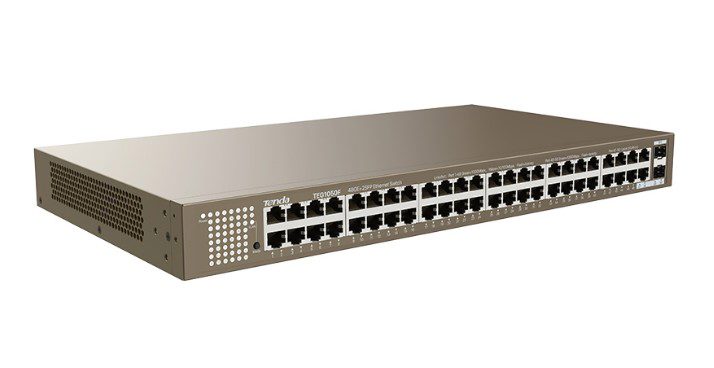 Tenda TEG1050F 48 Port Gigabit + 2SFP Yönetilemez Switch - görsel 2