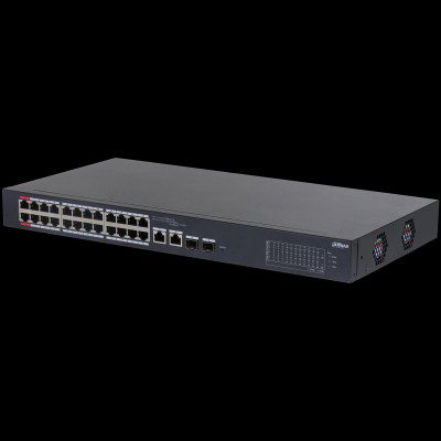 Dahua CS4226-24ET-240 26 Port 24xPOE 10/100 240W +2SFP Yönetilebilir Switch - görsel 3