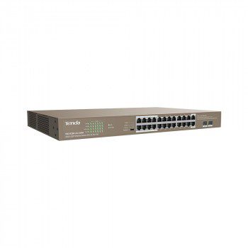 Tenda TEG1126P-24-410W 24Port 10/100- 2GE- 2SFP- 24-Port PoE Switch - görsel 2