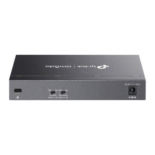 Omada TP-LİNK DS106GPP 6Port 10/100/1000 3Port PoE+ 1Port PoE++ Switch - görsel 2