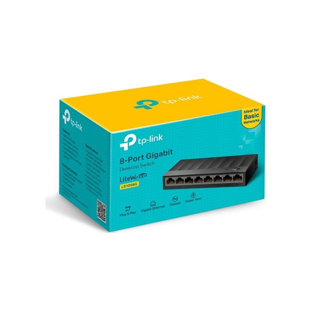 TP-Link LS1008G 8 Port 10/100/1000 Mbps Switch Plastik Kasa - görsel 3