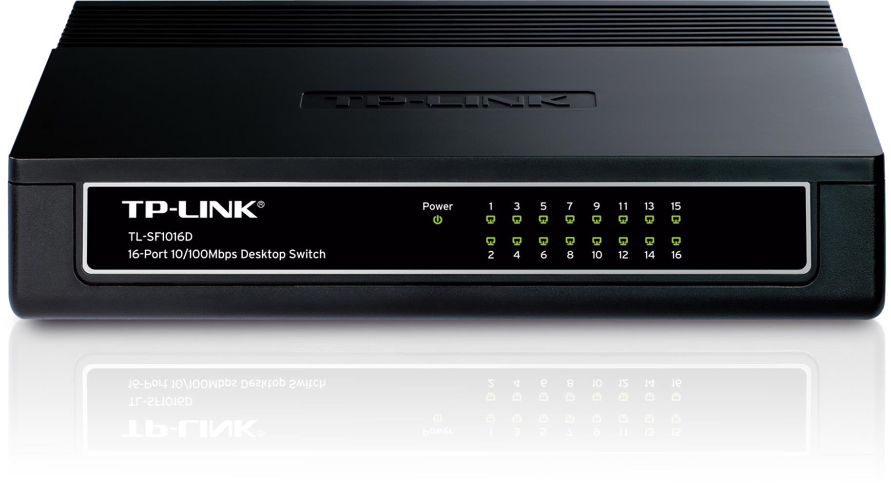 Tp-Link TL-SF1016D 16 Port 10/100 Mbps Switch Plastik Kasa - görsel 2