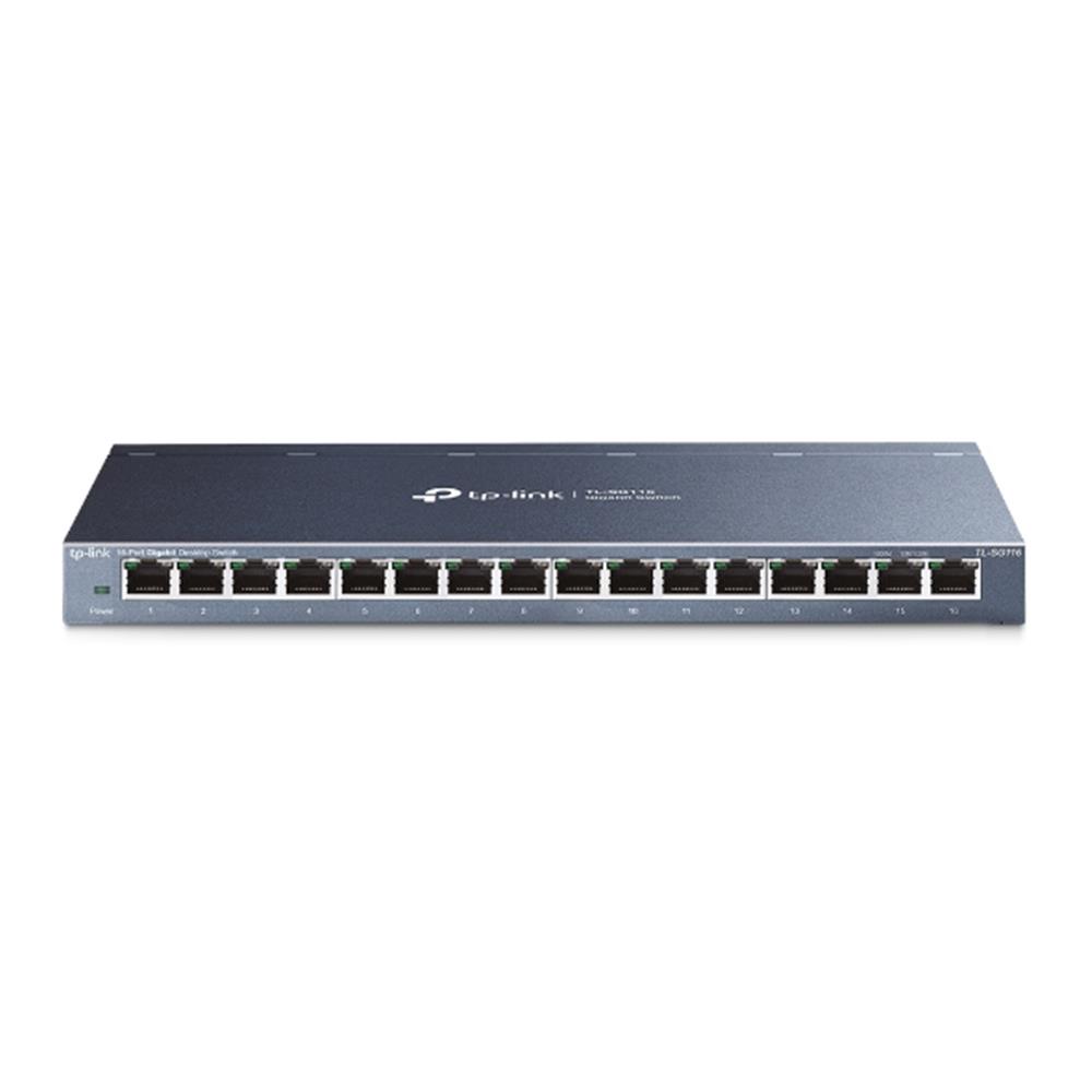 Tp-Link TL-SG116 16 Port 10/100/1000 Mbps Switch Çelik Kasa