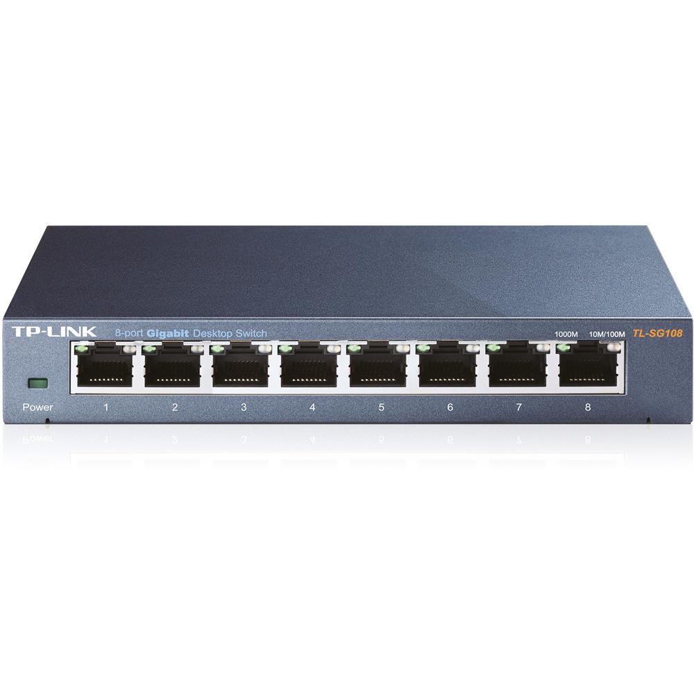 Tp-Link TL-SG108 8 Port 10/100/1000 Mbps Switch Çelik Kasa - görsel 2
